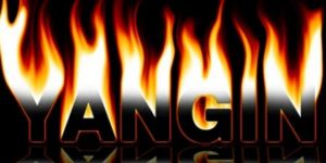 Güzelyurt’ta arazi yangını