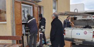 Elektrik trafosu yandı, okul elektriksiz kaldı…