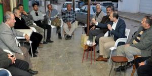 Cumhurbaşkanı adayı Özersay üreticilerle görüştü