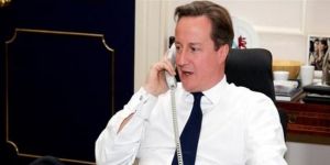 Cameron’u telefonda işlettiler