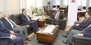 Dışişleri Bakanı Nami, akademisyenleri kabul etti