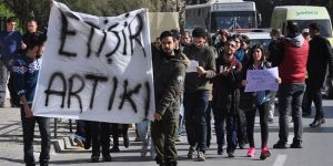 ‘MÜZAKEREYE DEĞİL, PROTESTOYA GELDİK’