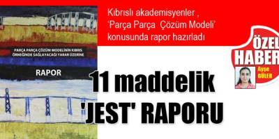 11 maddelik 'JEST' RAPORU