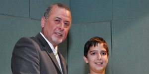 Dereceye girenler ödüllerini aldı