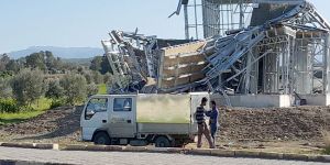 Yeşilyurt’ta çöken inşaata İÇ SORUŞTURMA