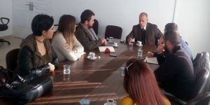 Gençler, Lefke Belediye Başkanını ziyaret etti