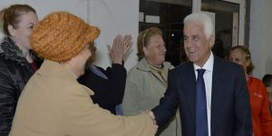 Eroğlu, Düzova ve Haspolat’ı ziyaret etti