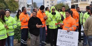 CAS çalışanları Başbakanlık önünde