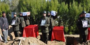 Kayıp şehitler defnedildi