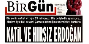 Erdoğan’dan BirGüne suç duyurusu