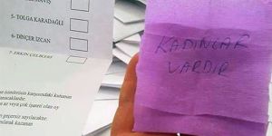 Genel Kurul seçiminde “Kadınlar vardır” eylemi