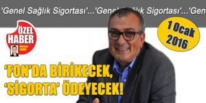 Genel Sağlık Sigortası geliyor… Hedef;  1 Ocak 2016