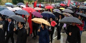 Sendikalar Mağusada grevde