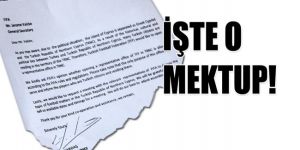 FIFA’ya yazılan mektubun içeriği ortaya çıktı