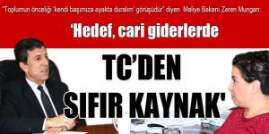 Hedef, cari giderlerde TC’DEN SIFIR KAYNAK