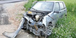 Alayköy’de korkutan kaza