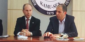 Özersay, Kamu-Sen’i ziyaret etti