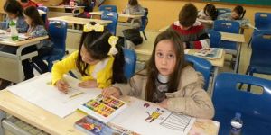 Resim çizme yarışması yapıldı