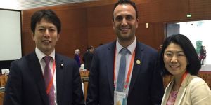 Çeler, “Genç Parlamenterler Formuna” katıldı.