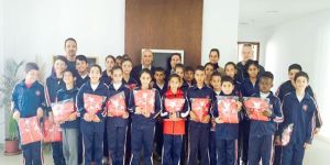 Benli şampiyonları kabul etti