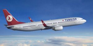 Uçak kuşlara çarptı