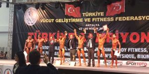 Vücut Geliştirme’de Antalya’da derece