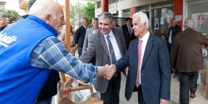 Eroğlu seçim ziyaretlerini sürdürüyor