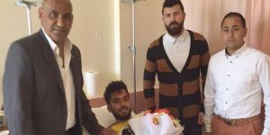 Mercan’a geçmiş olsun ziyareti