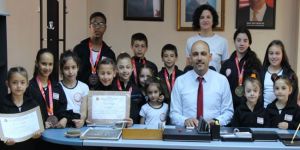 Küçük  sporculardan ziyaret