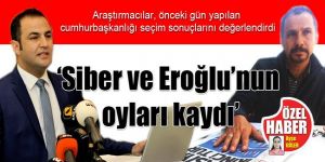 ‘Siber ve Eroğlu’nun oyları kaydı’