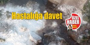 Çatalköy’de sokağa ‘lağım’ akıyor