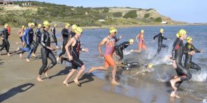 79 triatlet yarıştı