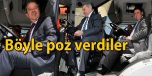 Kamyonlar törenle teslim alındı