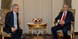 Akıncı, AB yetkililerini kabul etti