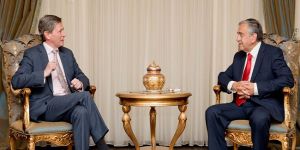 Akıncı, İngiliz Yüksek Komiseri Todd ile görüştü