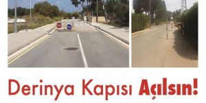 “Derinya Kapısı Açılsın” eylemi