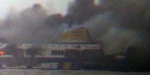 Feribotta yangın korkuttu