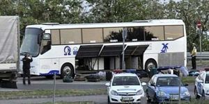 Yolcu otobüsünde bomba bulundu