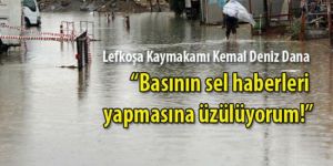 Su baskınına değil yazılan haberlere üzüldü