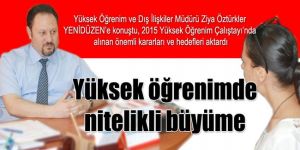 Yüksek öğrenimde nitelikli büyüme