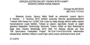 Atletizm camiası tepkili