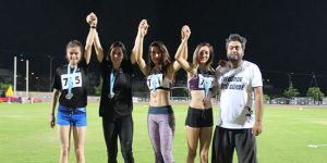 Genç atletler Mersin’de yarıştı