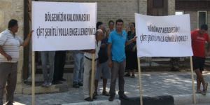 Boğaz ve Boğaztepeli vatandaşlar eylem yaptı