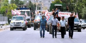 Çiftçilerin eylemi devam ediyor