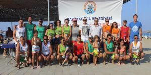 Plajda şampiyonlar belirlendi