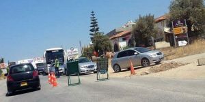 Girne’de yol çalışması YURTTAŞI GERDİ