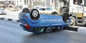 Bayramda korkutan kaza…