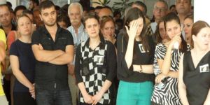 Gözyaşları sel oldu