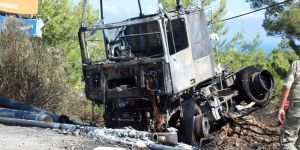 Yanan şoför GATA’ya kaldırıldı