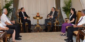 Akıncı Kıbrıs Türk İşadamları Konseyi ile bir araya geldi